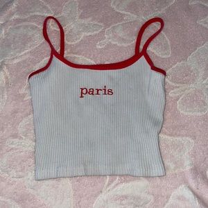 Paris crop top